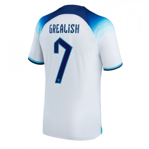 Fotballdrakt Herre England Jack Grealish #7 Hjemmedrakt VM 2022 Kortermet